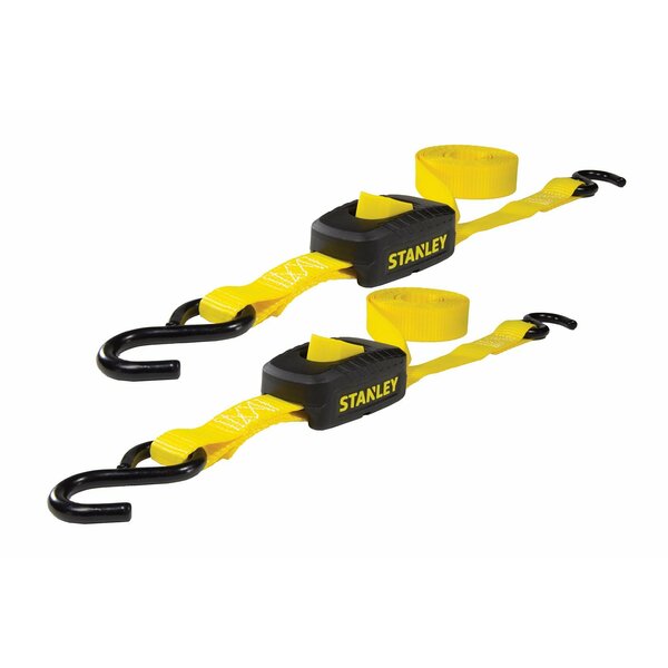 Stanley Cam Buckle 1 X 10' X 1,200# Ratchet Strap/ 2 Pk, 2PK S2001